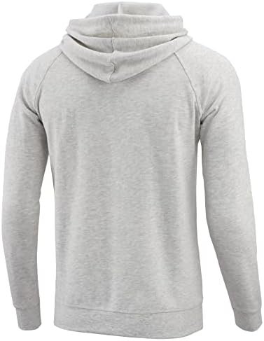 Men's Retro Athletic Midweight Comfort Active Sports Running Gym Sweatshirt Hoodie