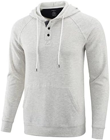 Men's Retro Athletic Midweight Comfort Active Sports Running Gym Sweatshirt Hoodie