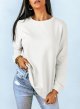 Women's Casual Crew Neck Sweatshirt Loose Soft Long Sleeve Pullover Tops