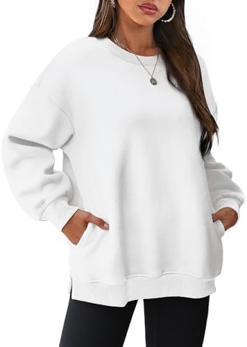 Womens Oversized Sweatshirts Long Sleeve Tops Pullover Fall Fashion Clothes with Pocket