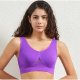 Women's Seamless Underwear Women's Summer Thin Large Sized Bra Beautiful Vest Style Integrated Bandeau Bra with