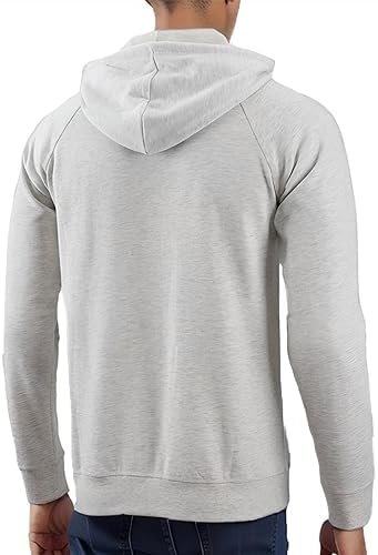 Men's Retro Athletic Midweight Comfort Active Sports Running Gym Sweatshirt Hoodie