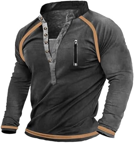 Men's Casual Print Pullover Long Sleeve Stand Sweatshirt Loose Leisure Style Thin Jacket Men