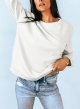 Women's Casual Crew Neck Sweatshirt Loose Soft Long Sleeve Pullover Tops