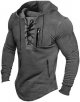 Sweatshirts For Men Long Sleeve Lace Up Pullover Comfort Lightweight Casual Tops For Sports Gym Cute Slipper