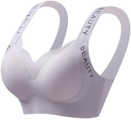 Women's Yoga Bras Summer Thin Breathable Seamless Comfortable No Underwire Gathering Anti-Sagging Pull-Up Underwear