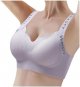 Women's Yoga Bras Summer Thin Breathable Seamless Comfortable No Underwire Gathering Anti-Sagging Pull-Up Underwear