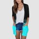 Womens Lightweight Open Front Cardigans Summer Fall Outwear Tops Thin Cover Ups Three Women Knit Sweater Cardigan