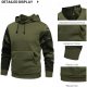 Mens Fashion Hoodies Pullover Drawstring Hooded Long Sleeve Sweatshirt with Pocket