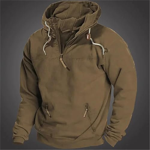 Sweatshirts For Men Long Sleeve Lace Up Pullover Comfort Lightweight Casual Tops For Sports Gym Gift Boy 12