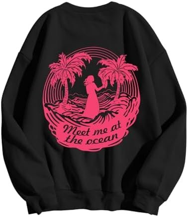 Women's Letter Print Hoodies Long Sleeved Hoodie With Vixens Baseball Tee